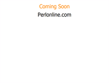 Tablet Screenshot of perlonline.com